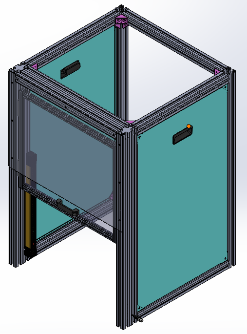 结构简单的框架型材铝包括垂直门